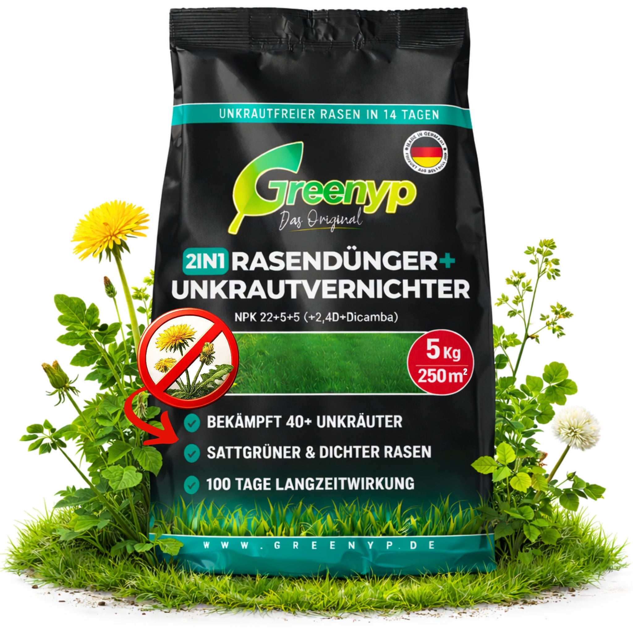 landscape dünger mit unkrautvernichter Unkrautvernichter mit Rasendünger