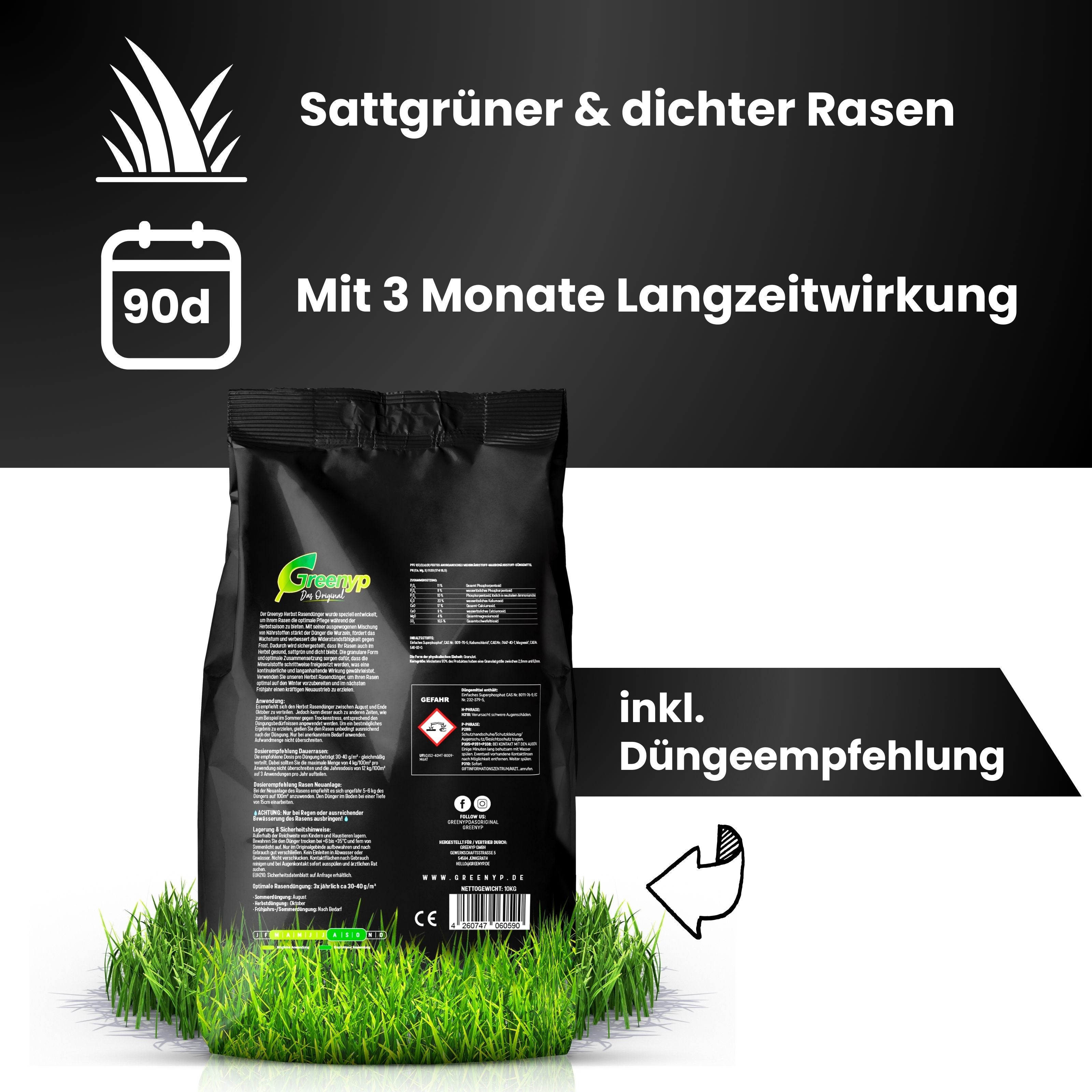 Langzeit Rasendünger