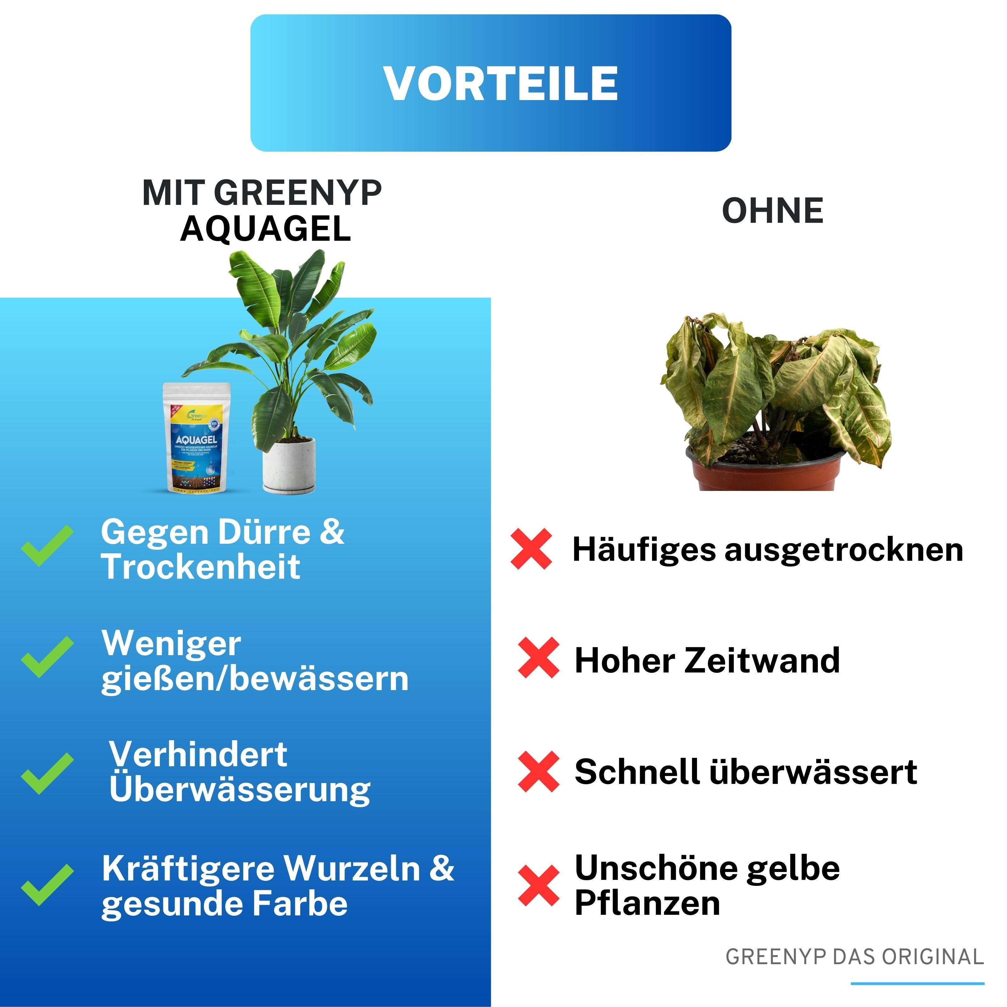 Wasserspeicher Granulat