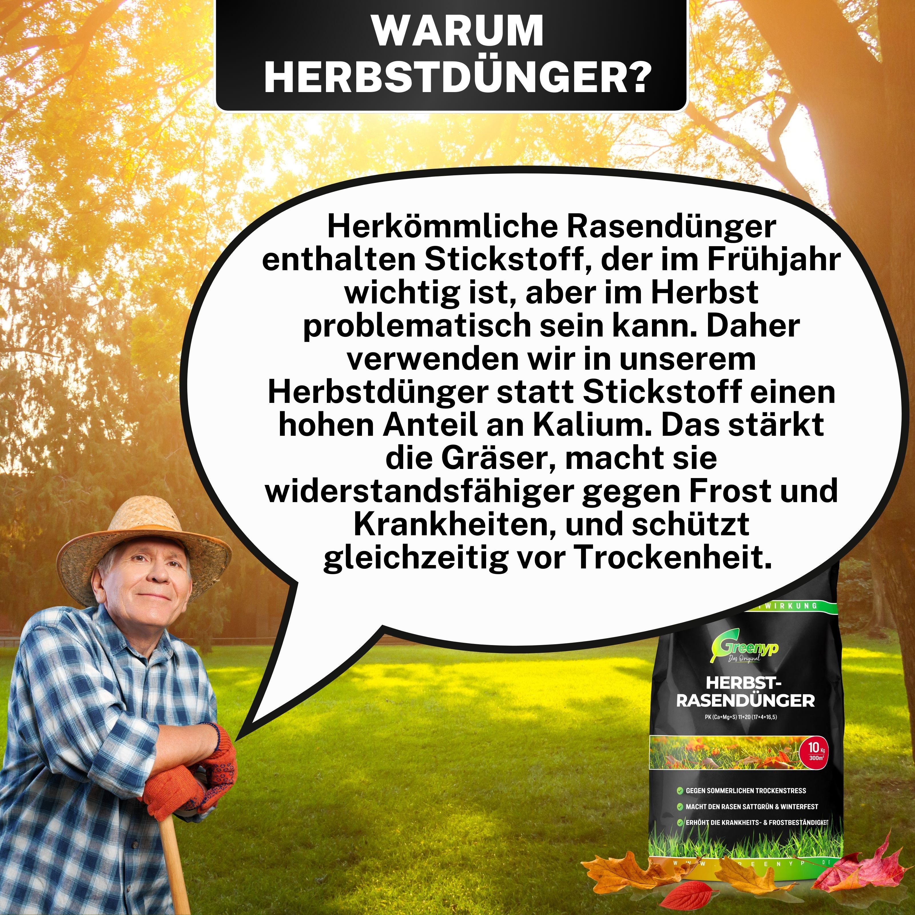 Herbstrasendünger