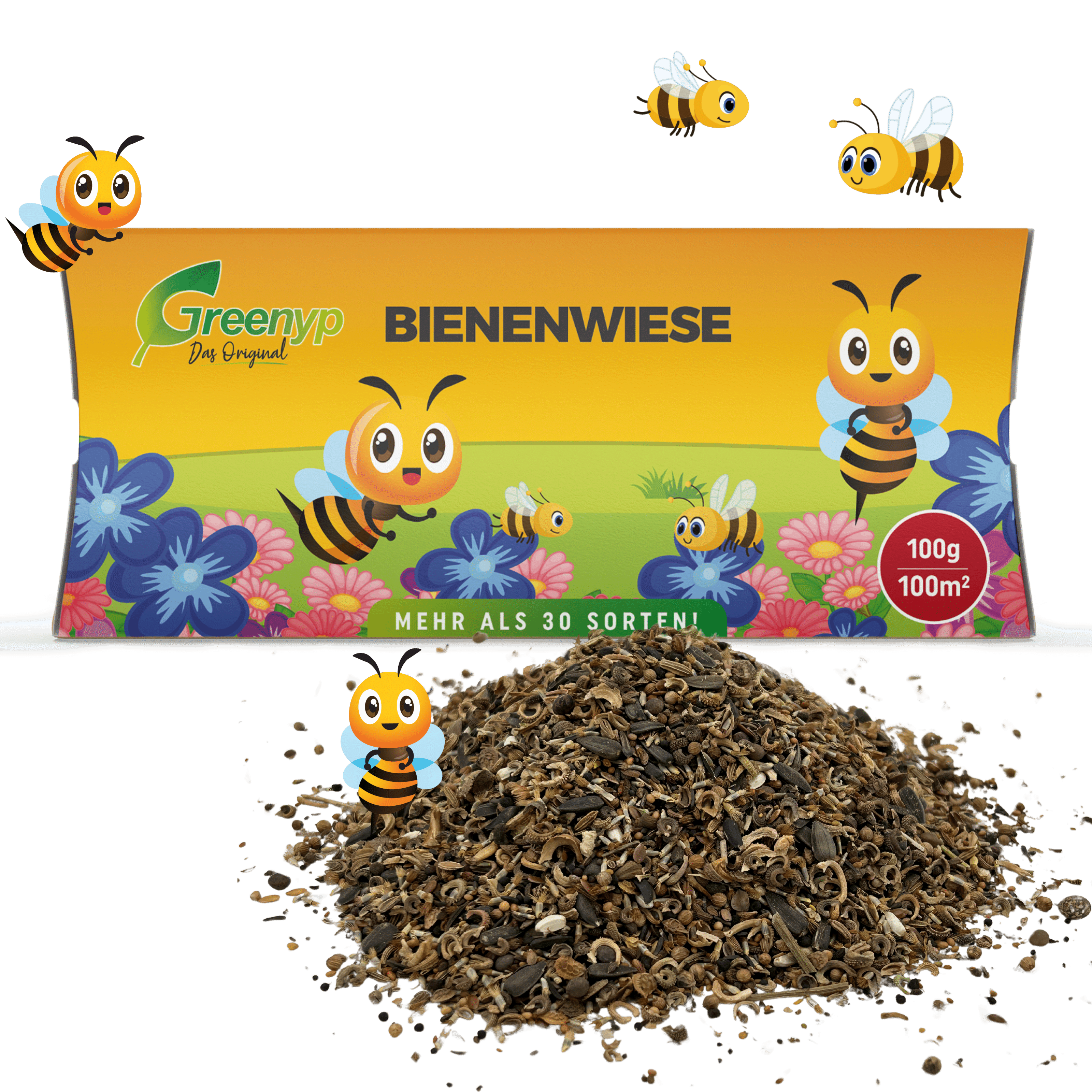 Bienenwiese - bunte Bienenweide für Bienen & Hummeln