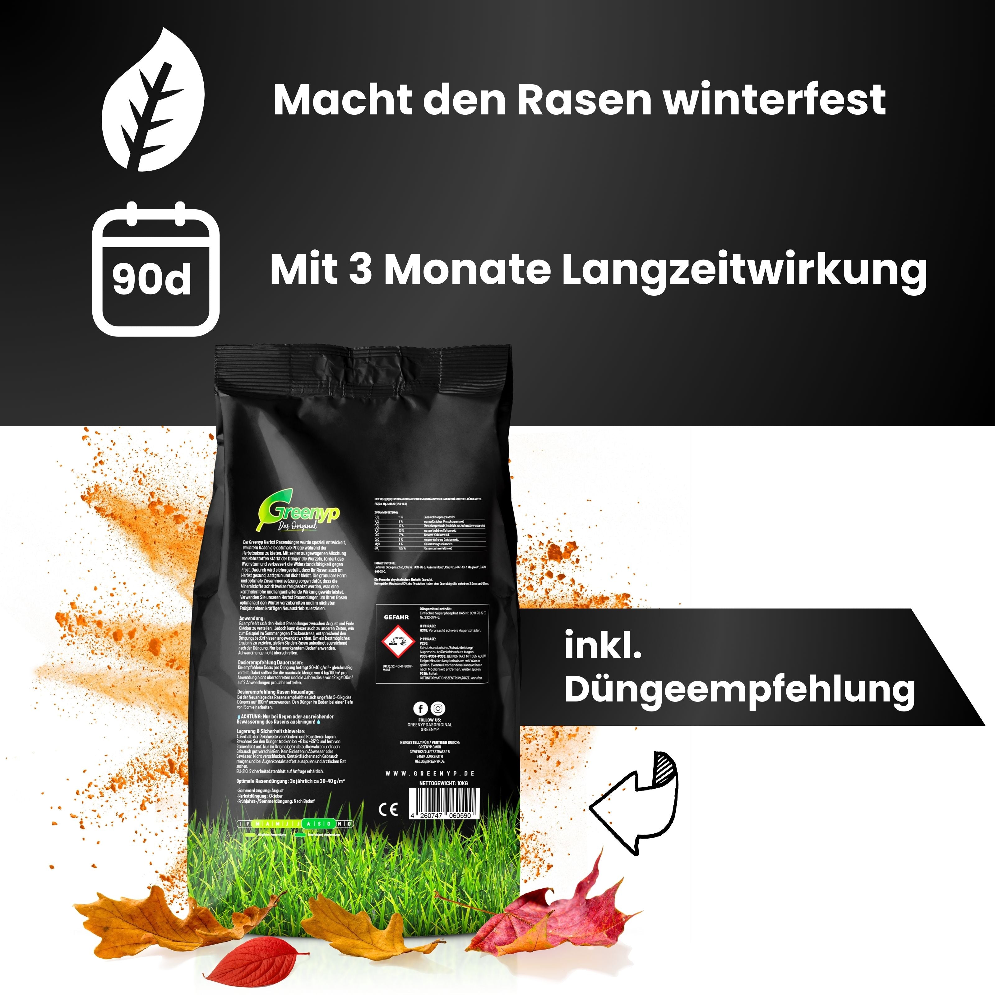 Herbstrasendünger