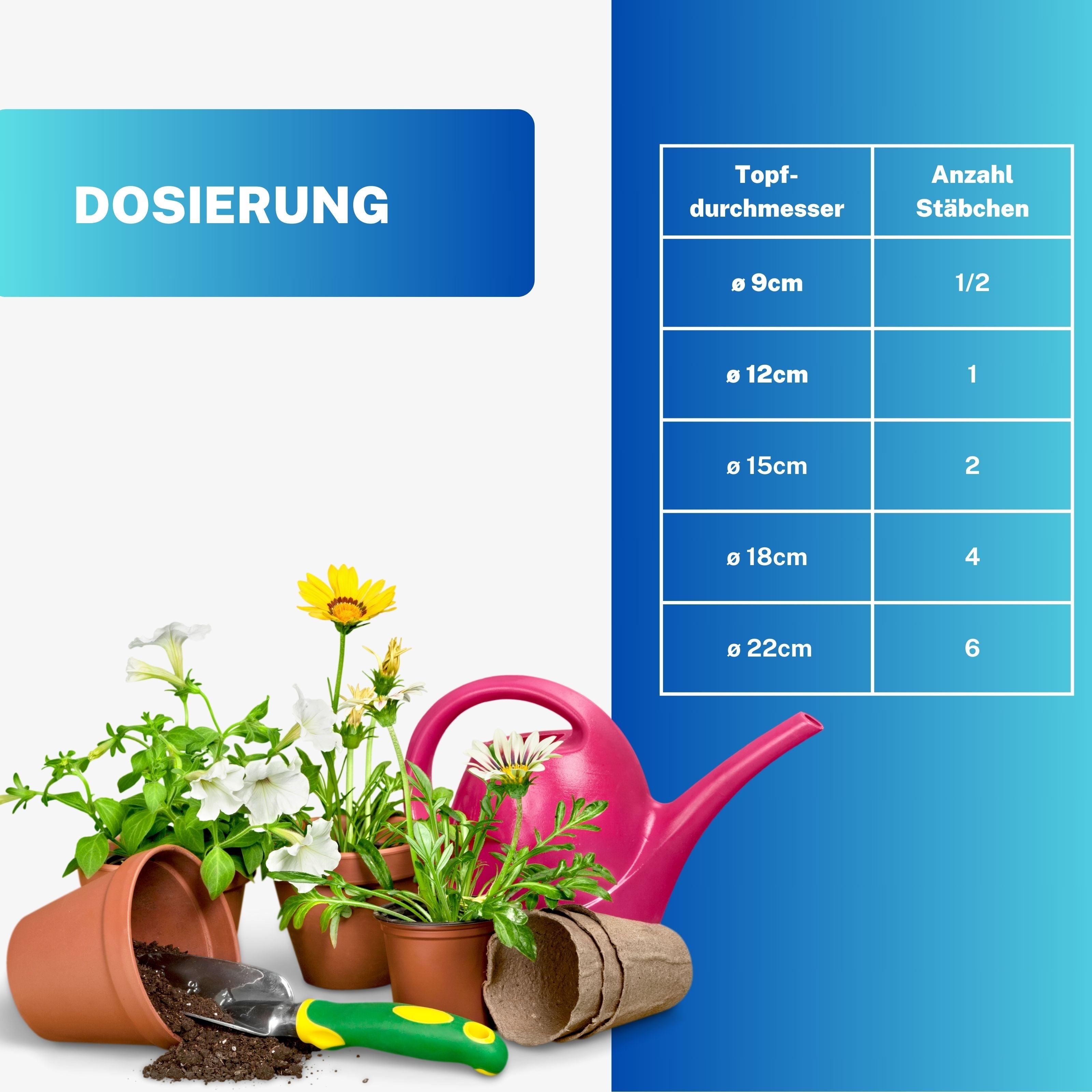 Blühpflanzen Düngestäbchen