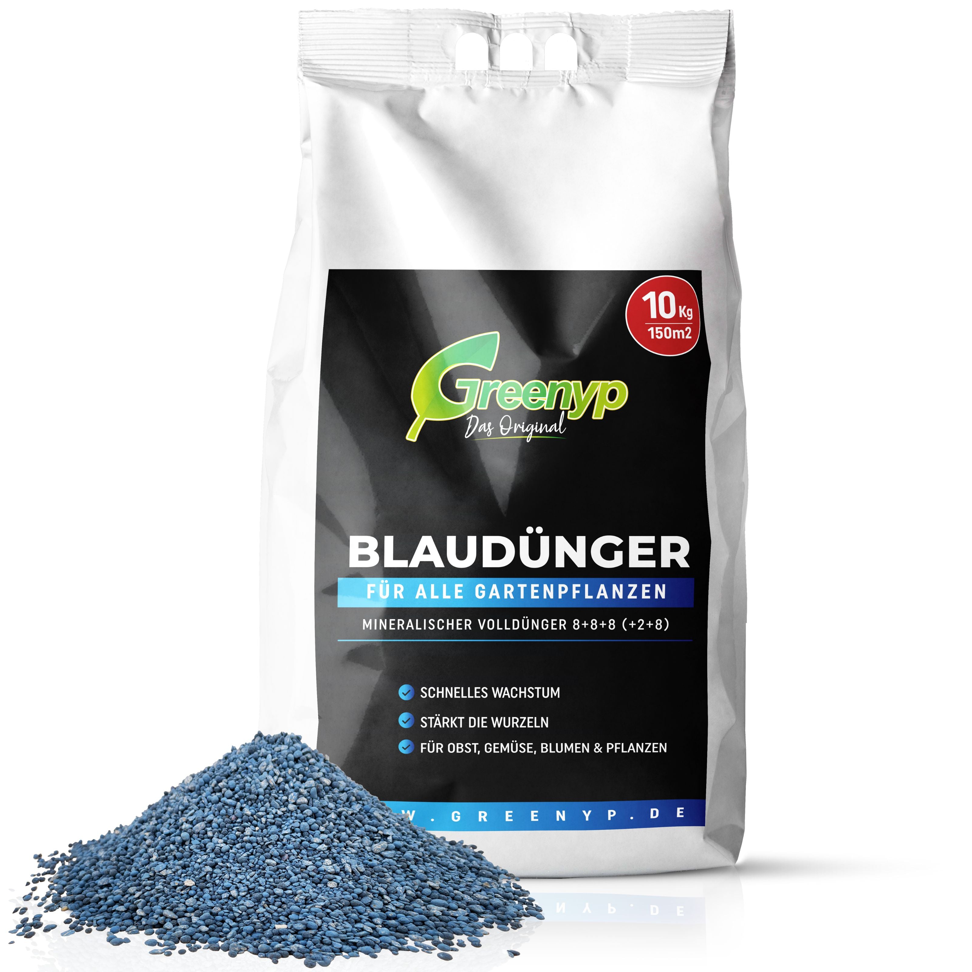 Blaudünger Dünger - Universal Lanzeitdünger für Obst, Gemüse, Blumen & Zierpflanzen