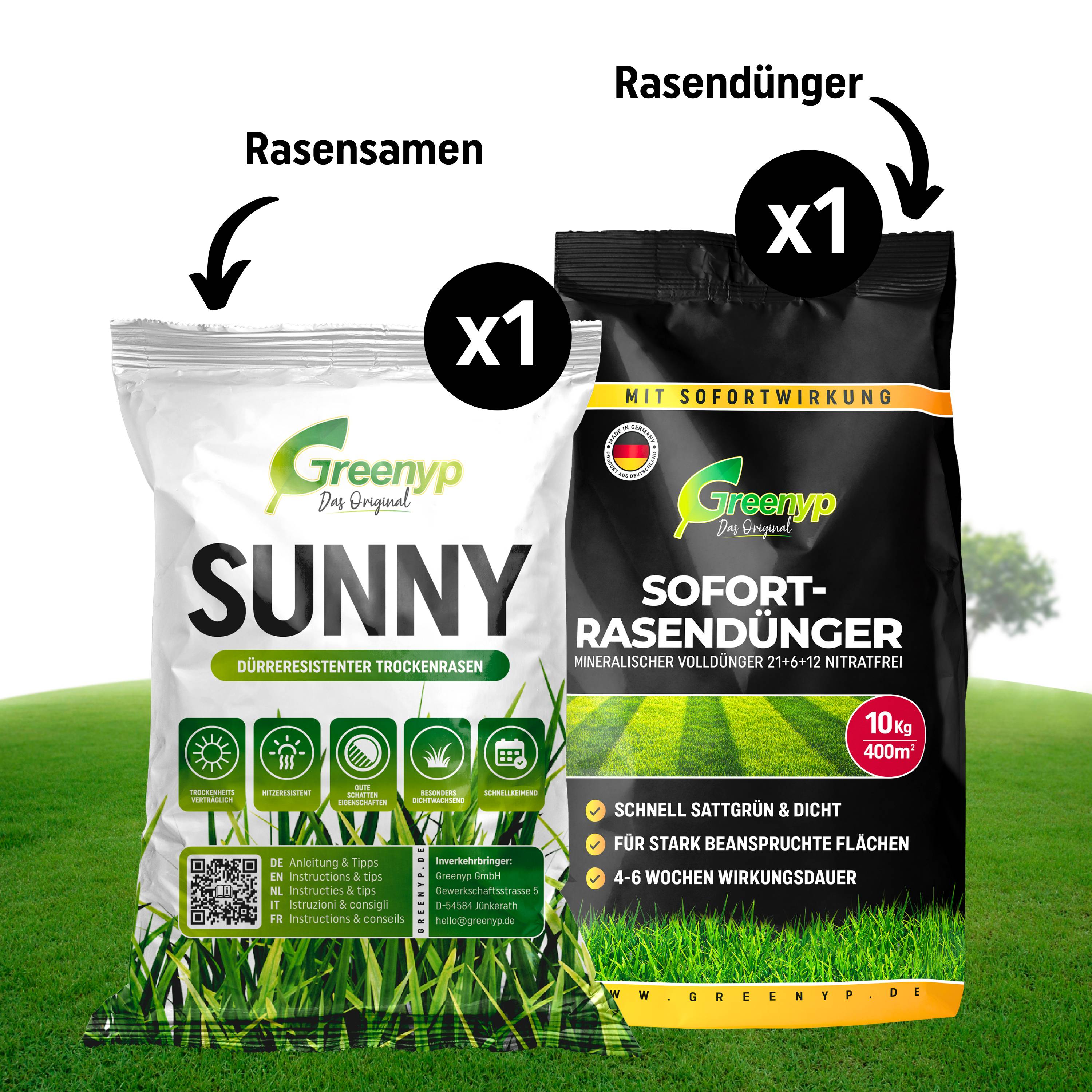 #Menge_100m² / Sofortdünger